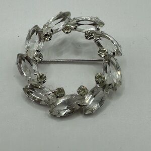 Vintage Crystal Brooch